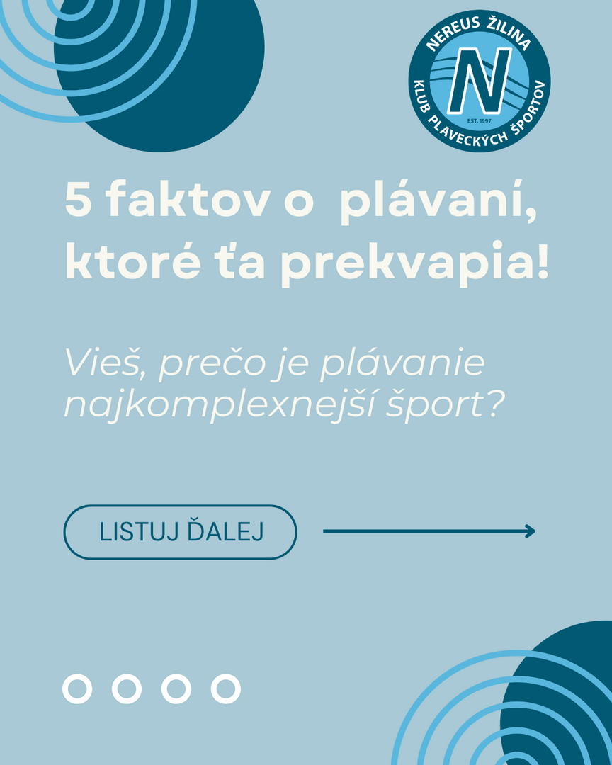 5 faktov o športovom plávaní, ktoré ťa prekvapia