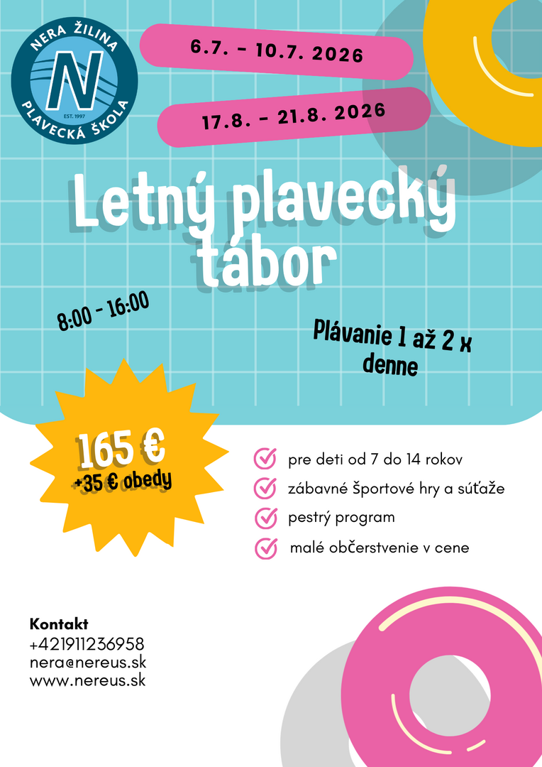 Letný plavecký tábor 2026